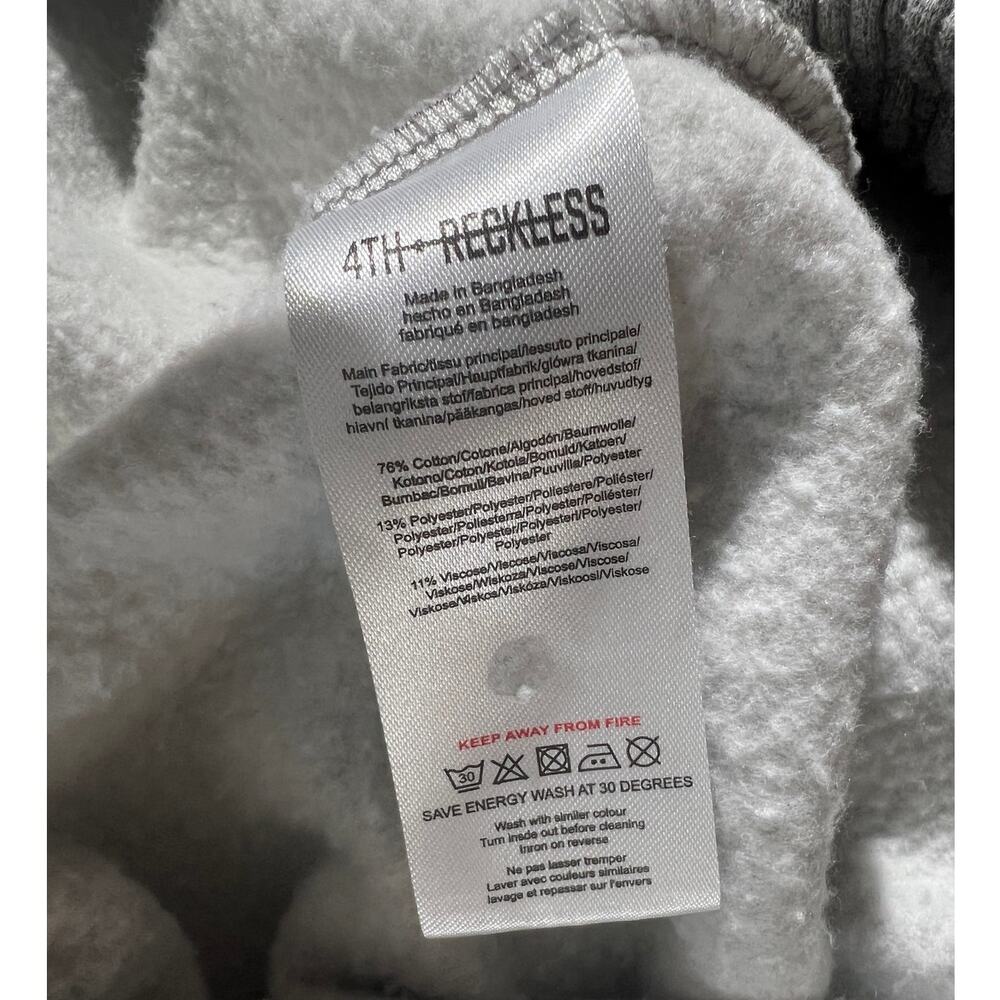 4th & Reckless Women’s L Gray Fourth Studio Fleece Joggers - Picture 8 of 12